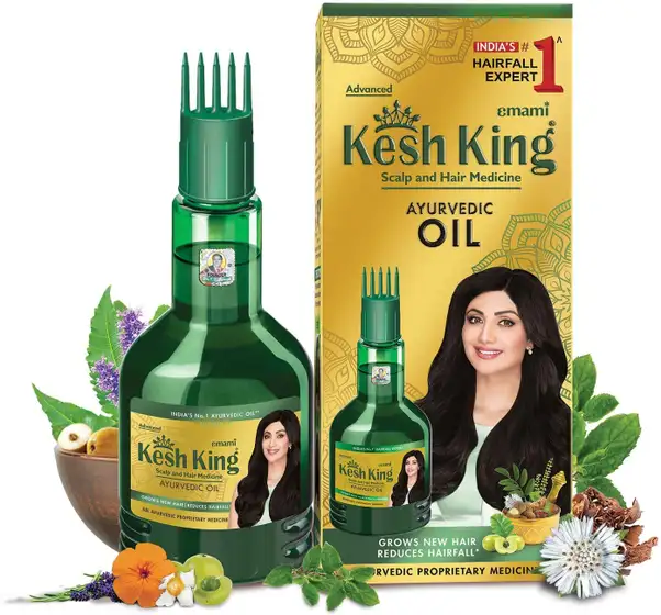 Kesh King Ayurvedic Hair Oil for Hair Growth and Hair Fall Control