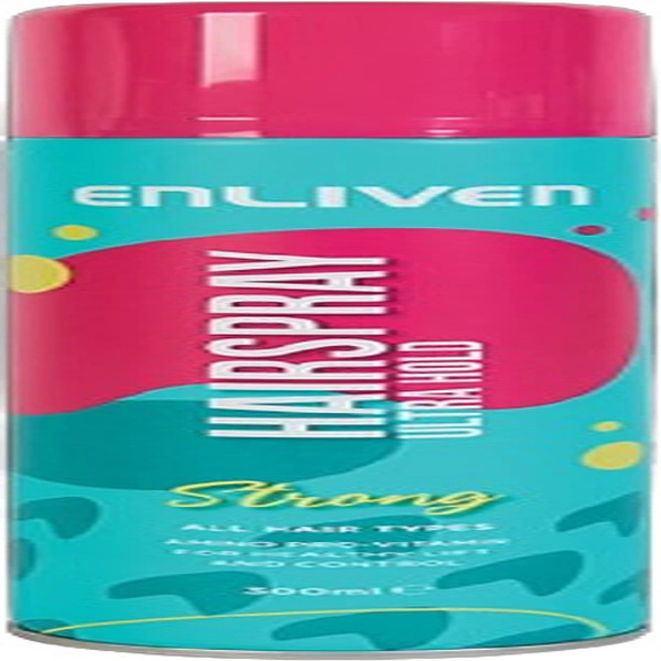 Enliven pro vitamin extra hold hair spray for long lasting hairstyle and frizz control
