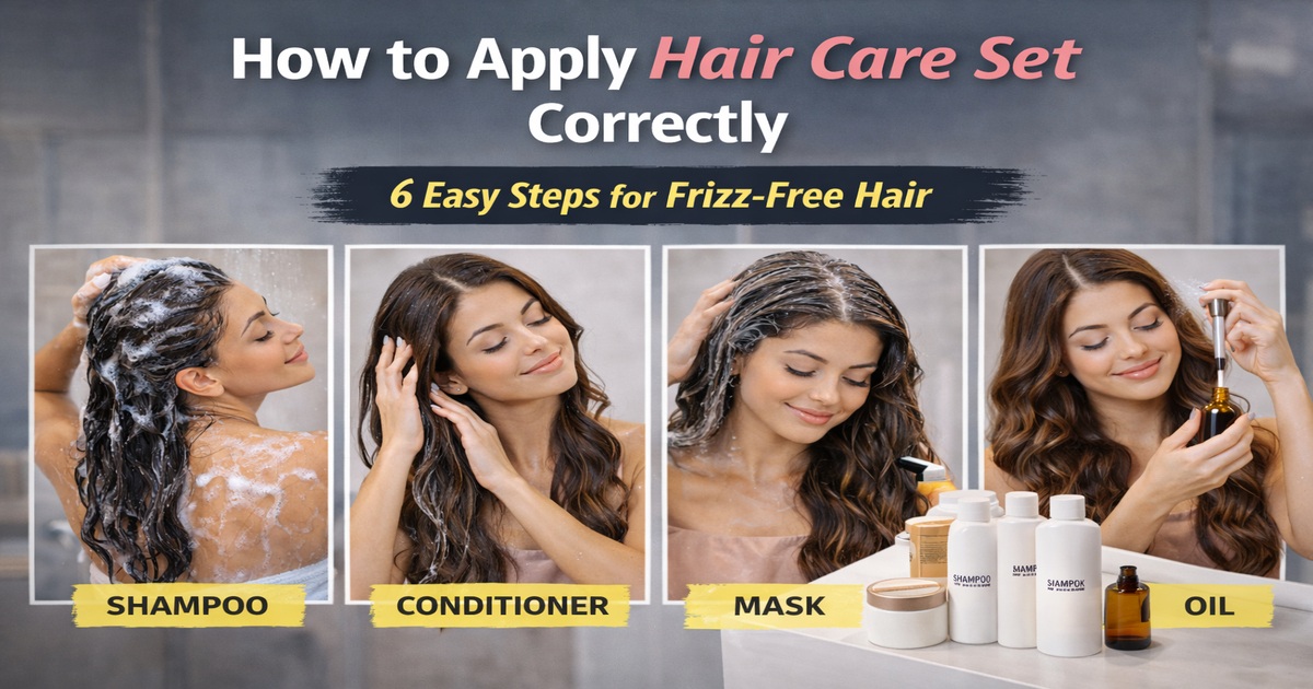 You are currently viewing How to Use Hair Care Set Correctly (6 Easy Steps)