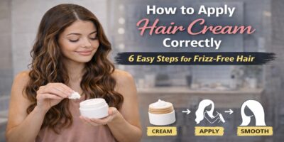 How to Apply Hair Cream Correctly (6 Easy Steps)
