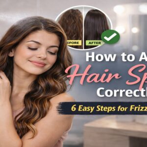 How to Apply Hair Spray Correctly (6 Easy Steps)