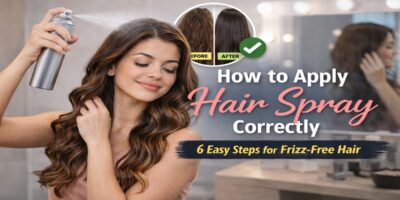 How to Apply Hair Spray Correctly (6 Easy Steps)