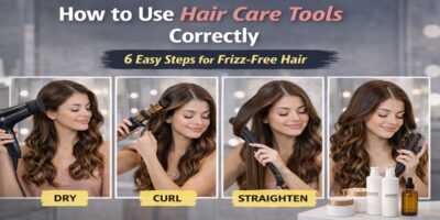 How to Use Hair Styling Tools Correctly (6 Easy Steps)