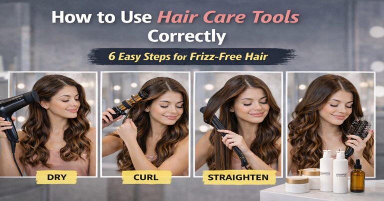 how to use hair styling tools correctly