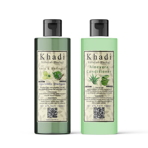 Khadi amla bhringraj herbal hair care kit