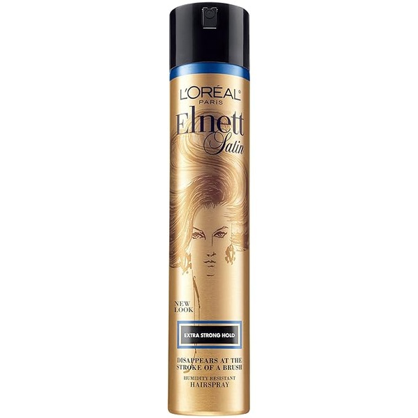 L'Oreal Paris Elnett Satin Hair Spray for Long Lasting Strong Hold