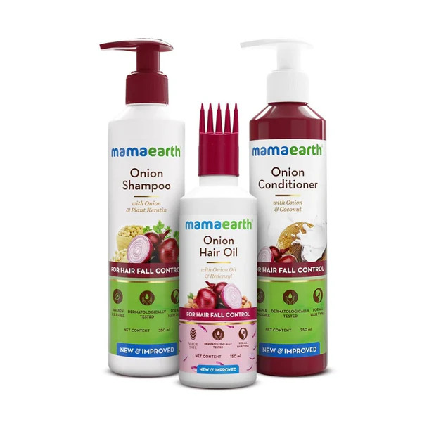 Mamaearth onion hair care kit for hair fall control