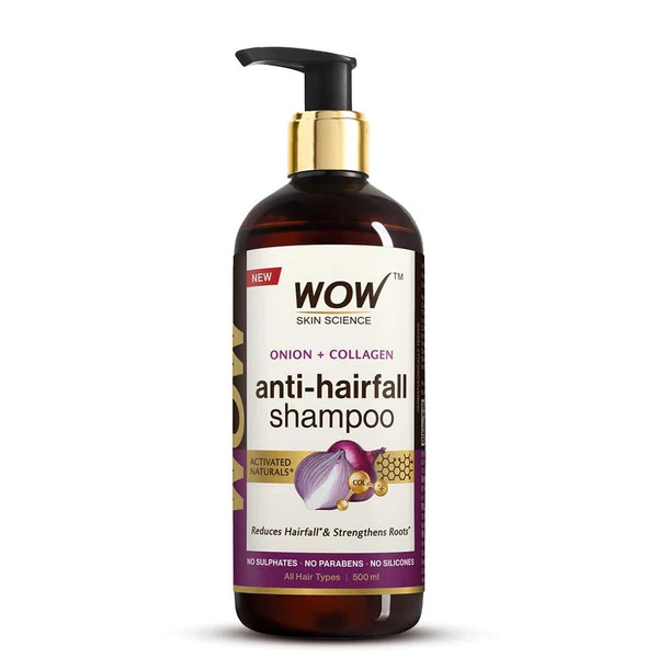 WOW onion black seed oil shampoo for hair growth
